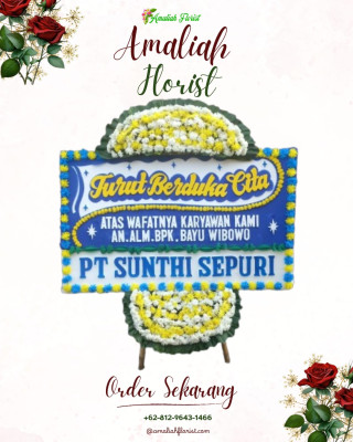 Papan Bunga Duka di Tenjojaya