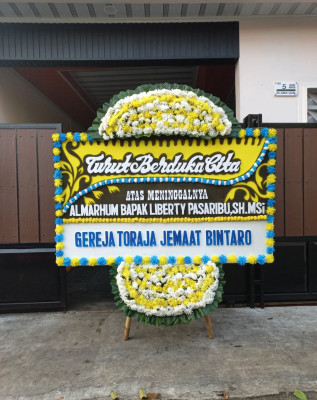 Papan Bunga Duka di Tenjojaya