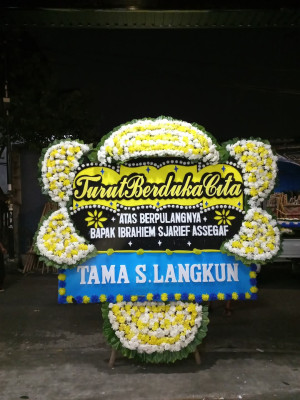 Papan Bunga Duka di Tenjojaya